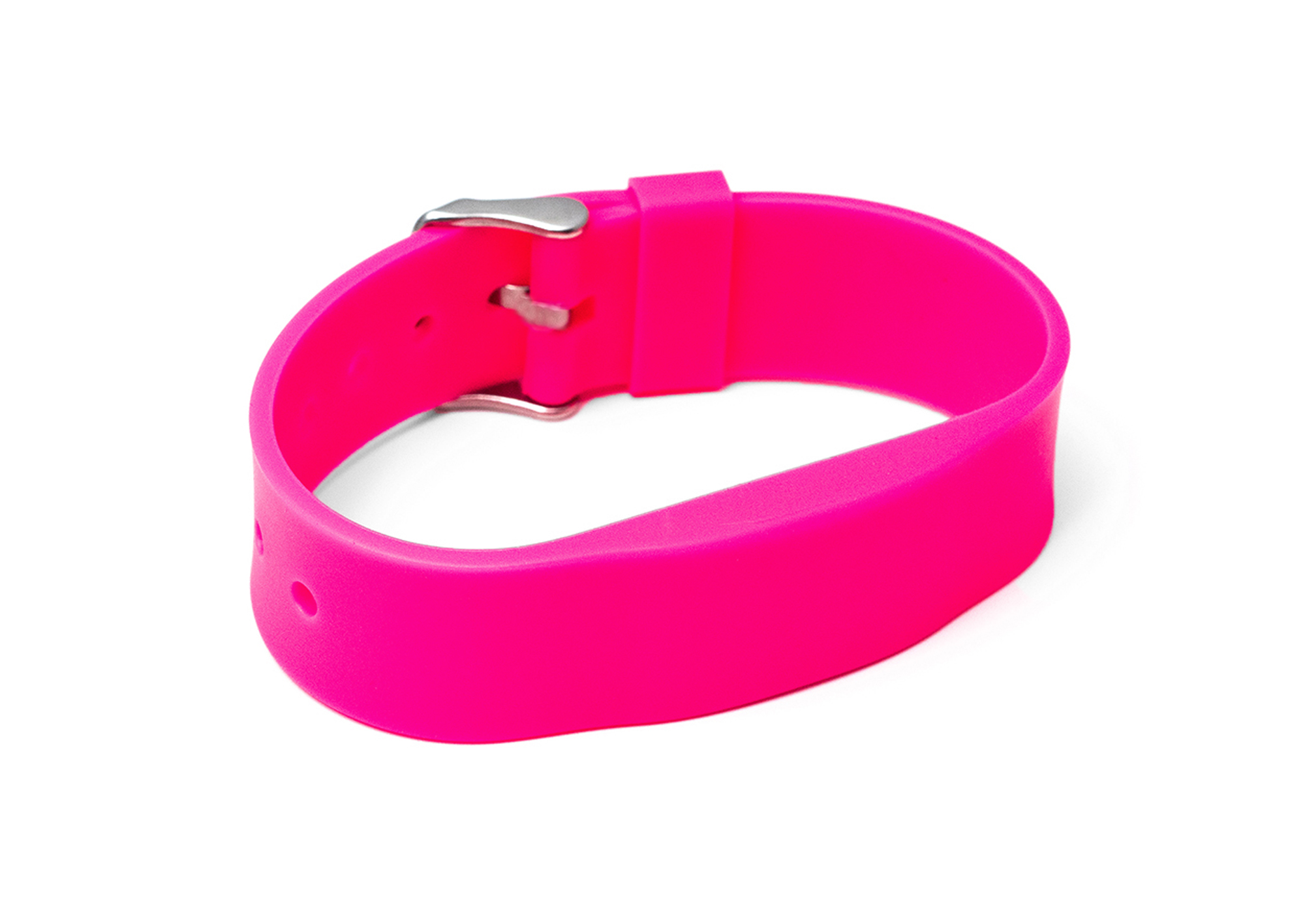 RFID Silikon Armband SILA09a NXP MIFARE Classic® 1K 4-Byte-NUID Neonpink
